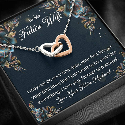 To My Future Wife Gift Necklace with Message Card