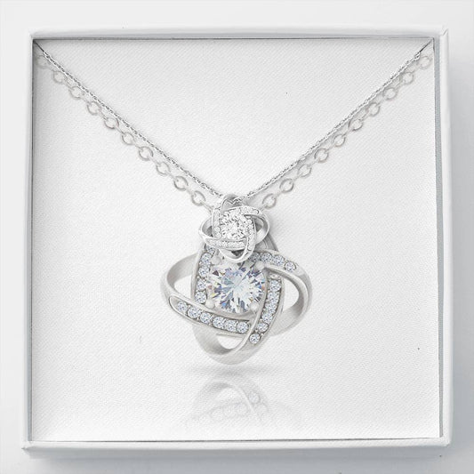 Love Knot Necklace with Message Card