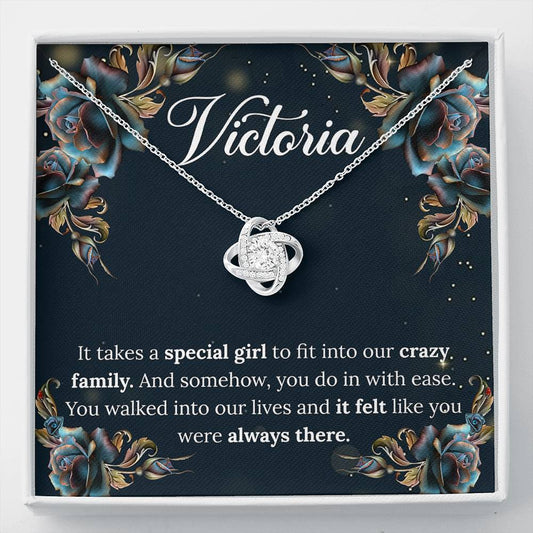 Daughter in Law Necklace with a Message Card