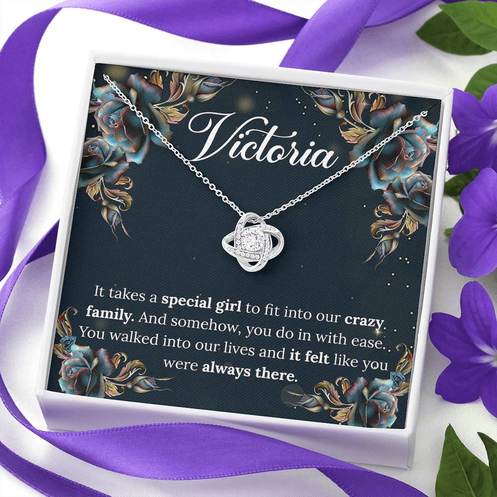 Daughter in Law Necklace with a Message Card