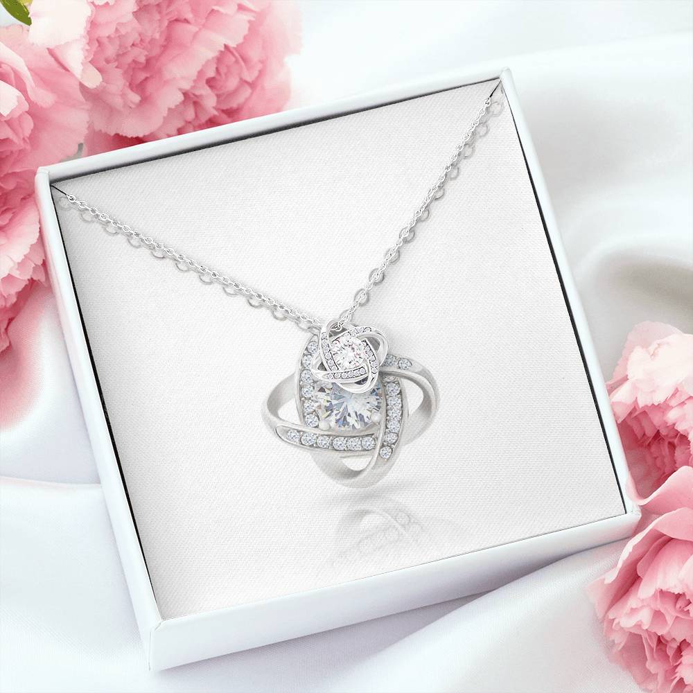 Love Knot Necklace with Message Card