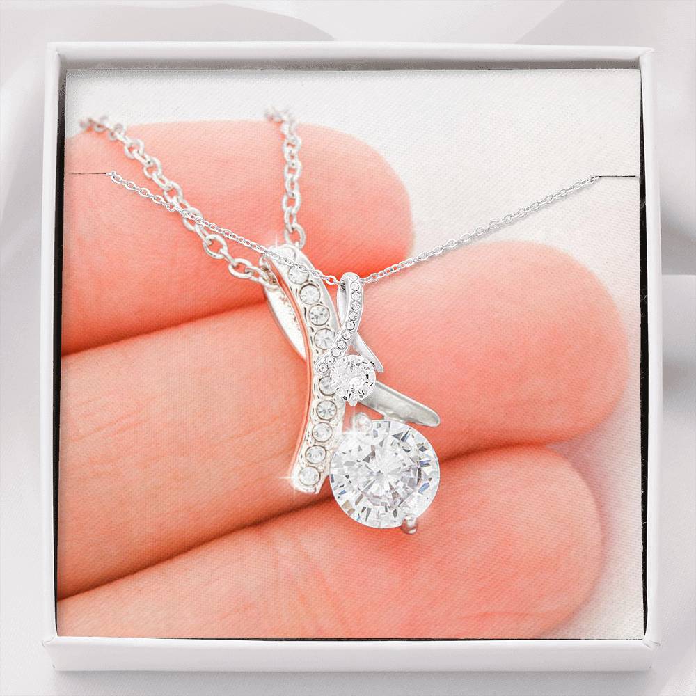 Alluring Beauty Necklace with Message Card