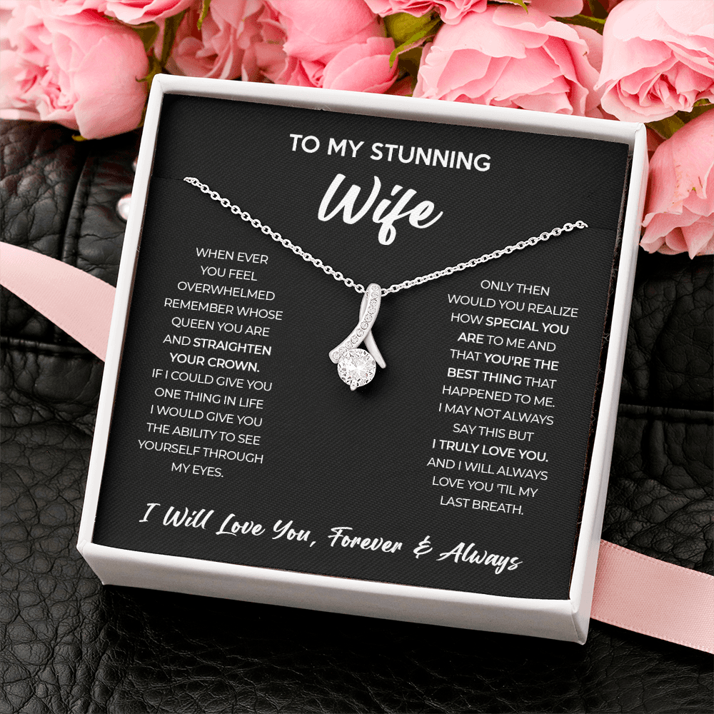 Wife - Forever & Always - Alluring Beauty Necklace