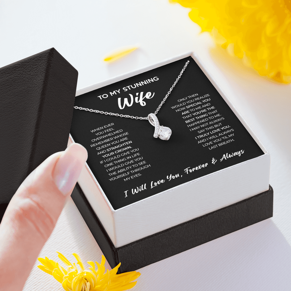 Wife - Forever & Always - Alluring Beauty Necklace