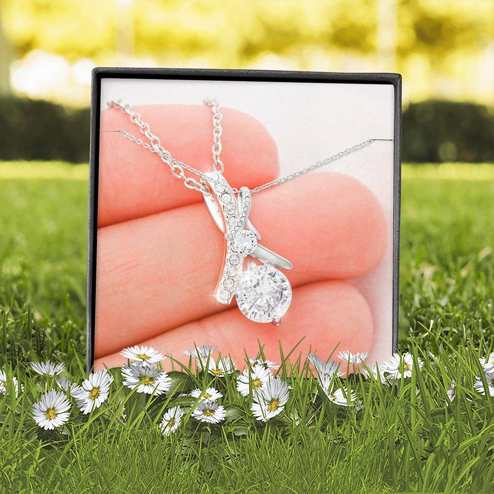 Alluring Beauty Necklace with Message Card