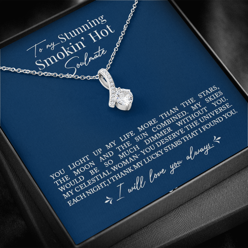 Smokin' Hot Soulmate - Gift for Wife or Girlfriend | Alluring Beauty Necklace