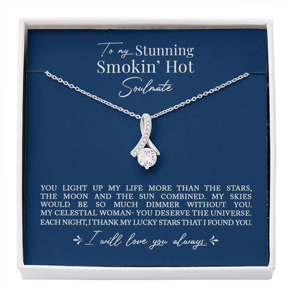 Smokin' Hot Soulmate - Gift for Wife or Girlfriend | Alluring Beauty Necklace