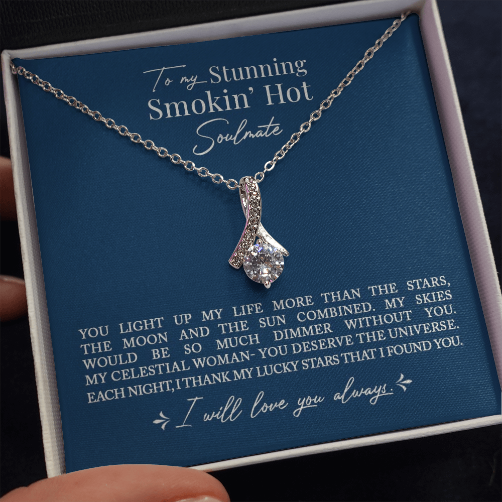 Smokin' Hot Soulmate - Gift for Wife or Girlfriend | Alluring Beauty Necklace