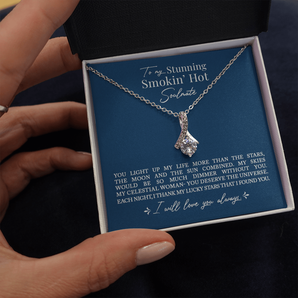 Smokin' Hot Soulmate - Gift for Wife or Girlfriend | Alluring Beauty Necklace