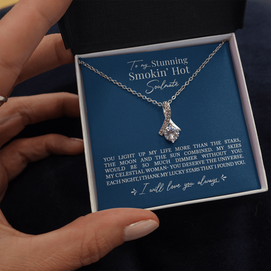 Smokin' Hot Soulmate - Gift for Wife or Girlfriend | Alluring Beauty Necklace