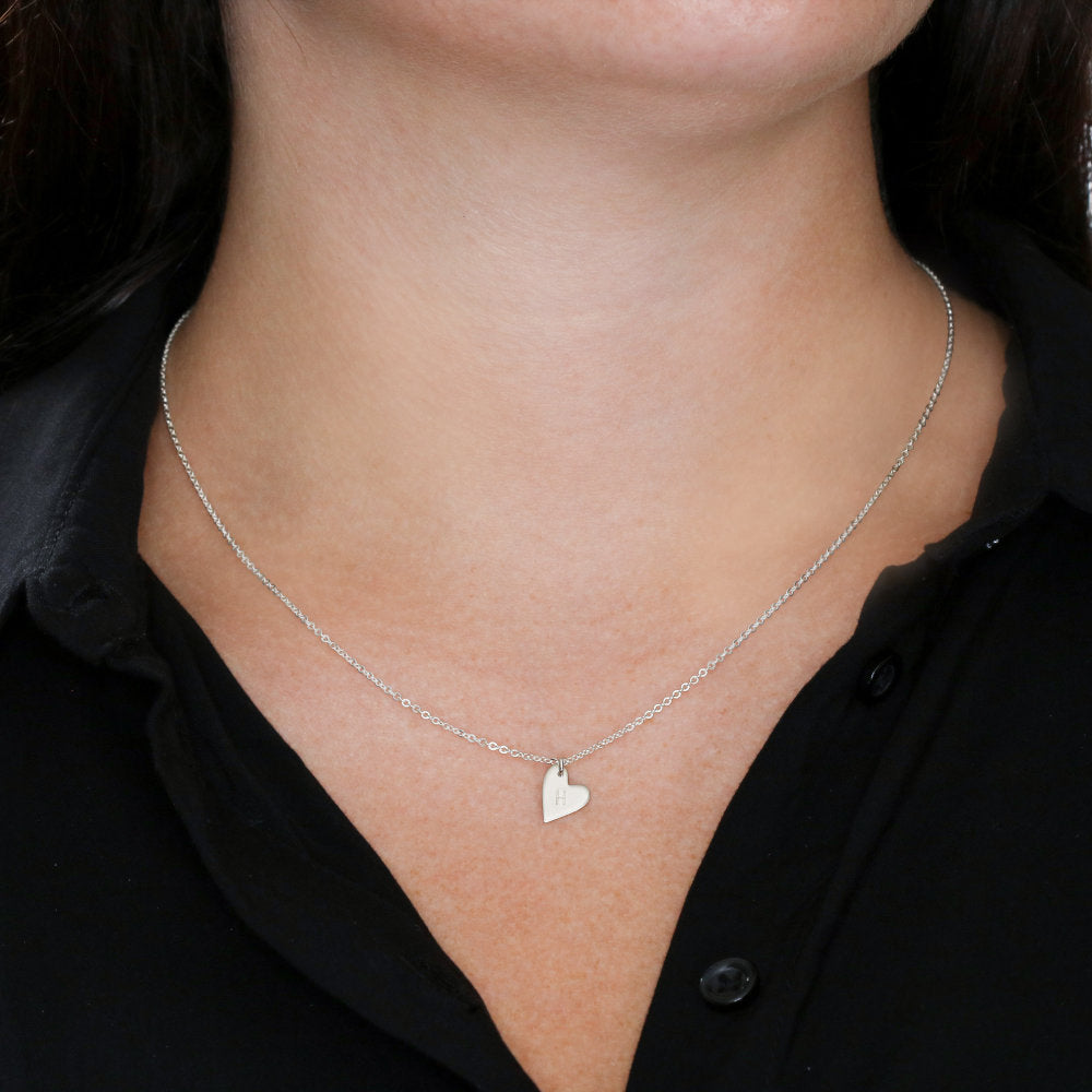 To My Wife Personalized Sweetest Hearts Necklace