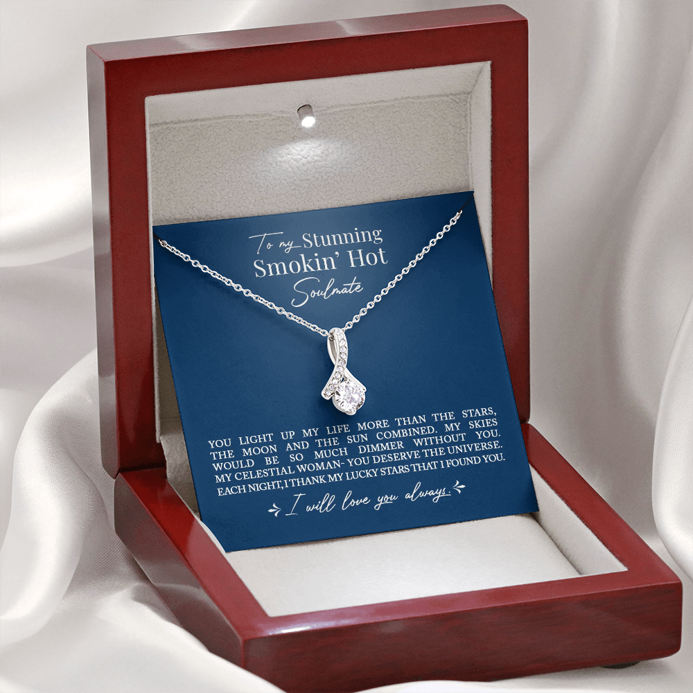 Smokin' Hot Soulmate - Gift for Wife or Girlfriend | Alluring Beauty Necklace