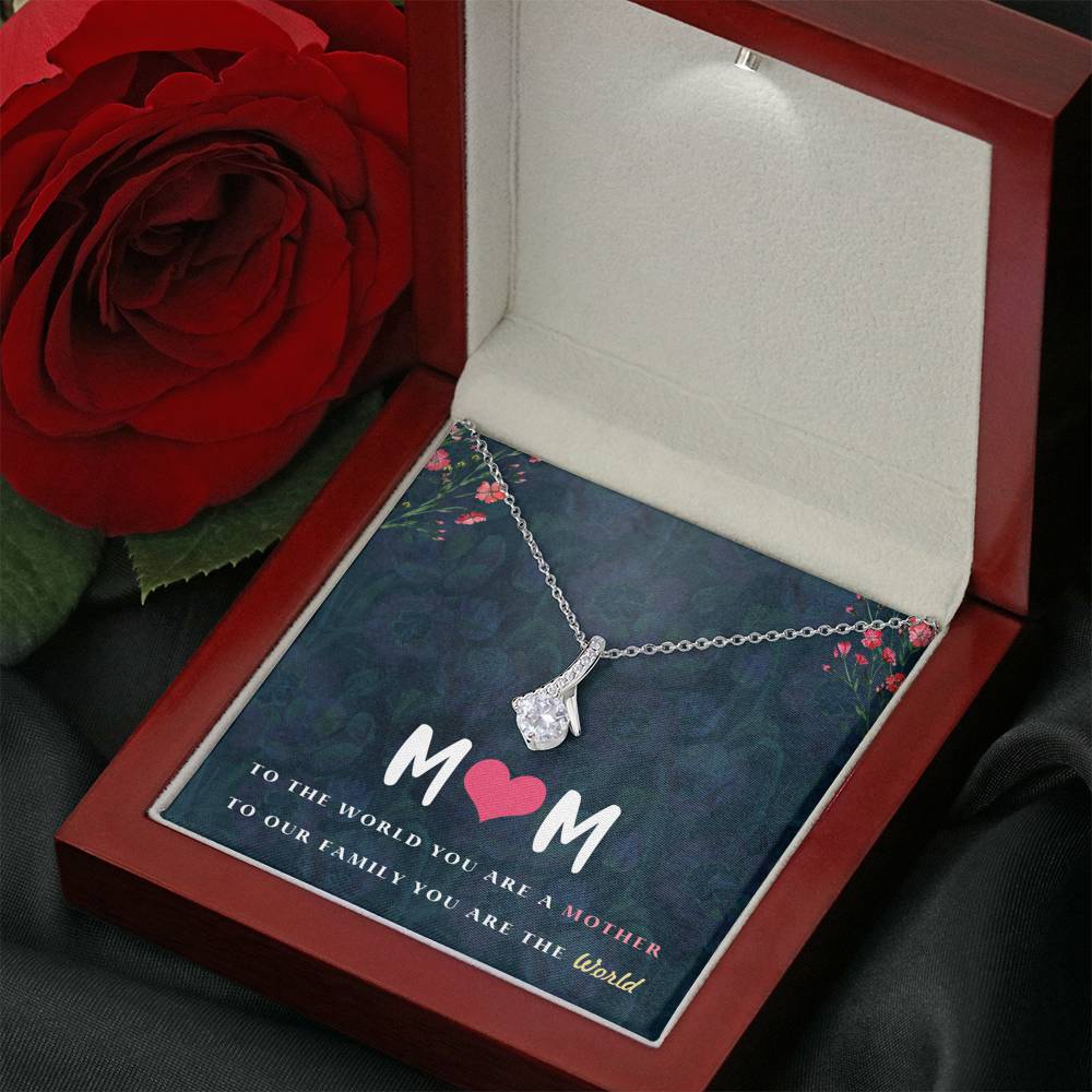 Gift for Mom Necklace with a Message Card