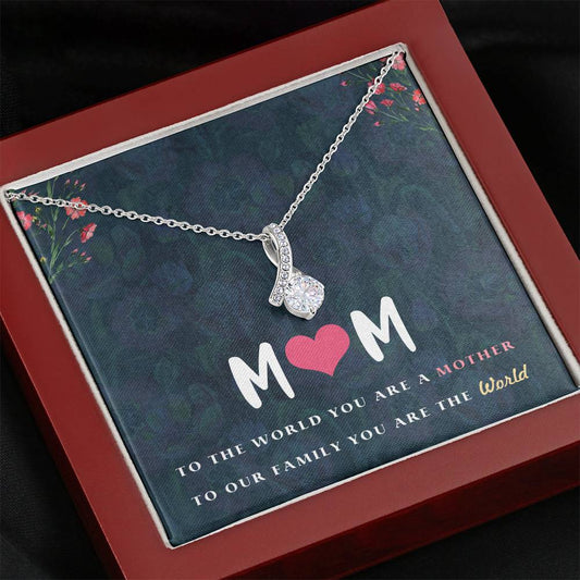 Gift for Mom Necklace with a Message Card