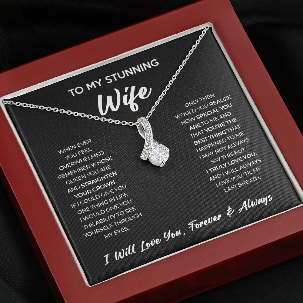 Wife - Forever & Always - Alluring Beauty Necklace