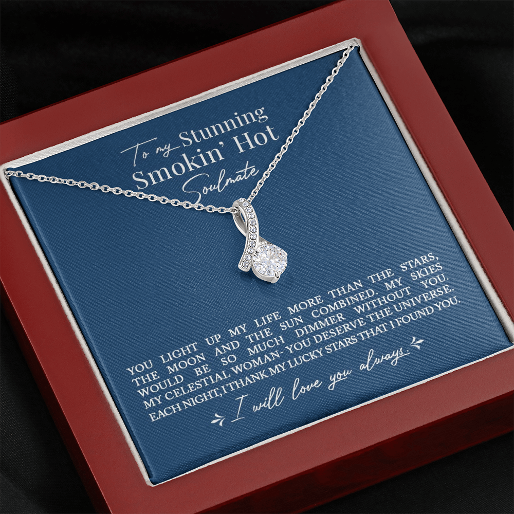 Smokin' Hot Soulmate - Gift for Wife or Girlfriend | Alluring Beauty Necklace