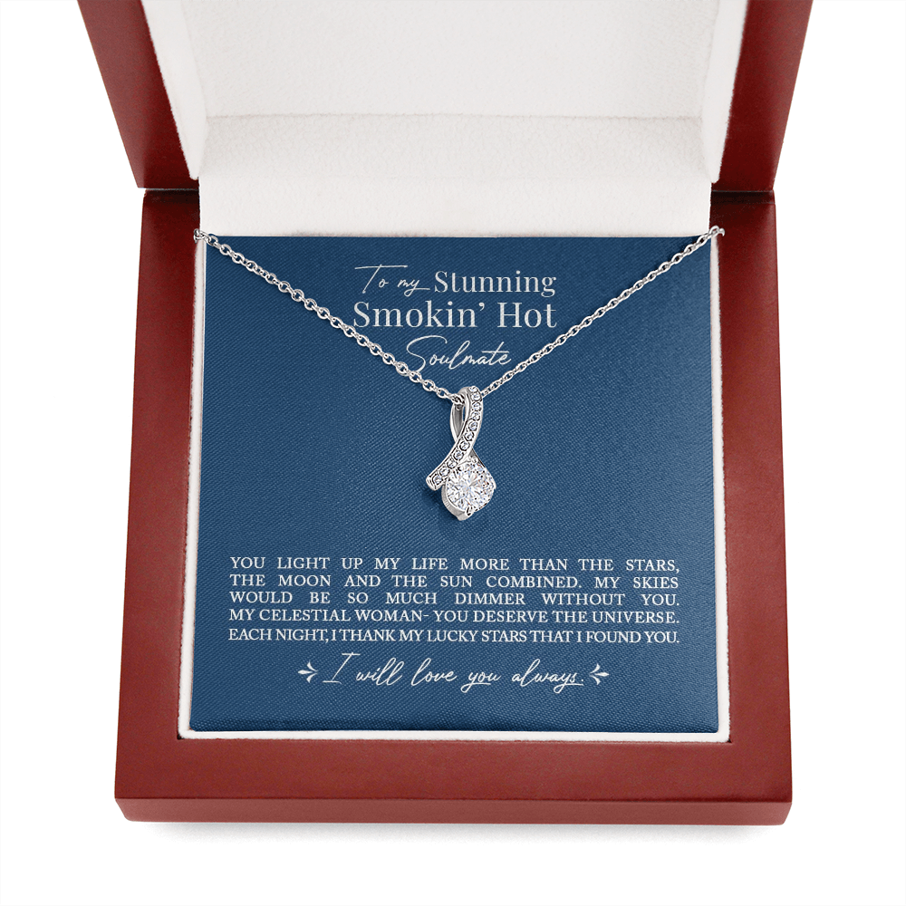 Smokin' Hot Soulmate - Gift for Wife or Girlfriend | Alluring Beauty Necklace