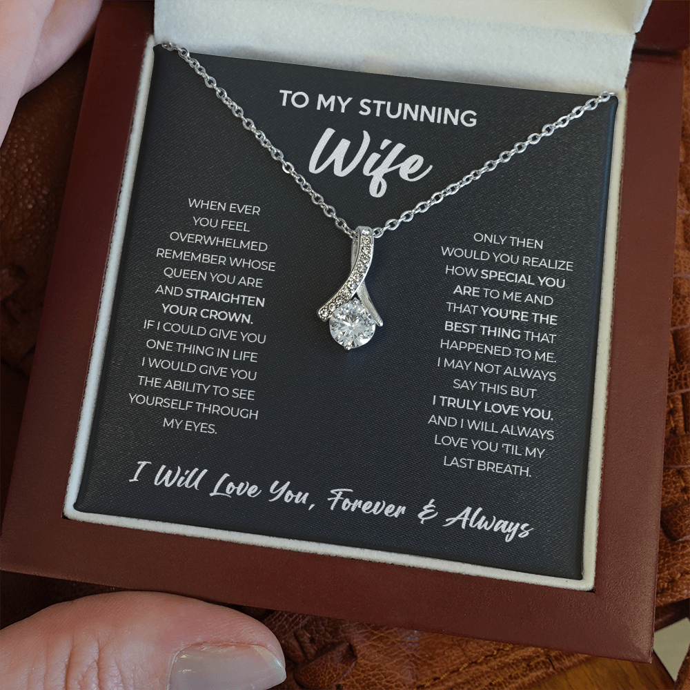 Wife - Forever & Always - Alluring Beauty Necklace