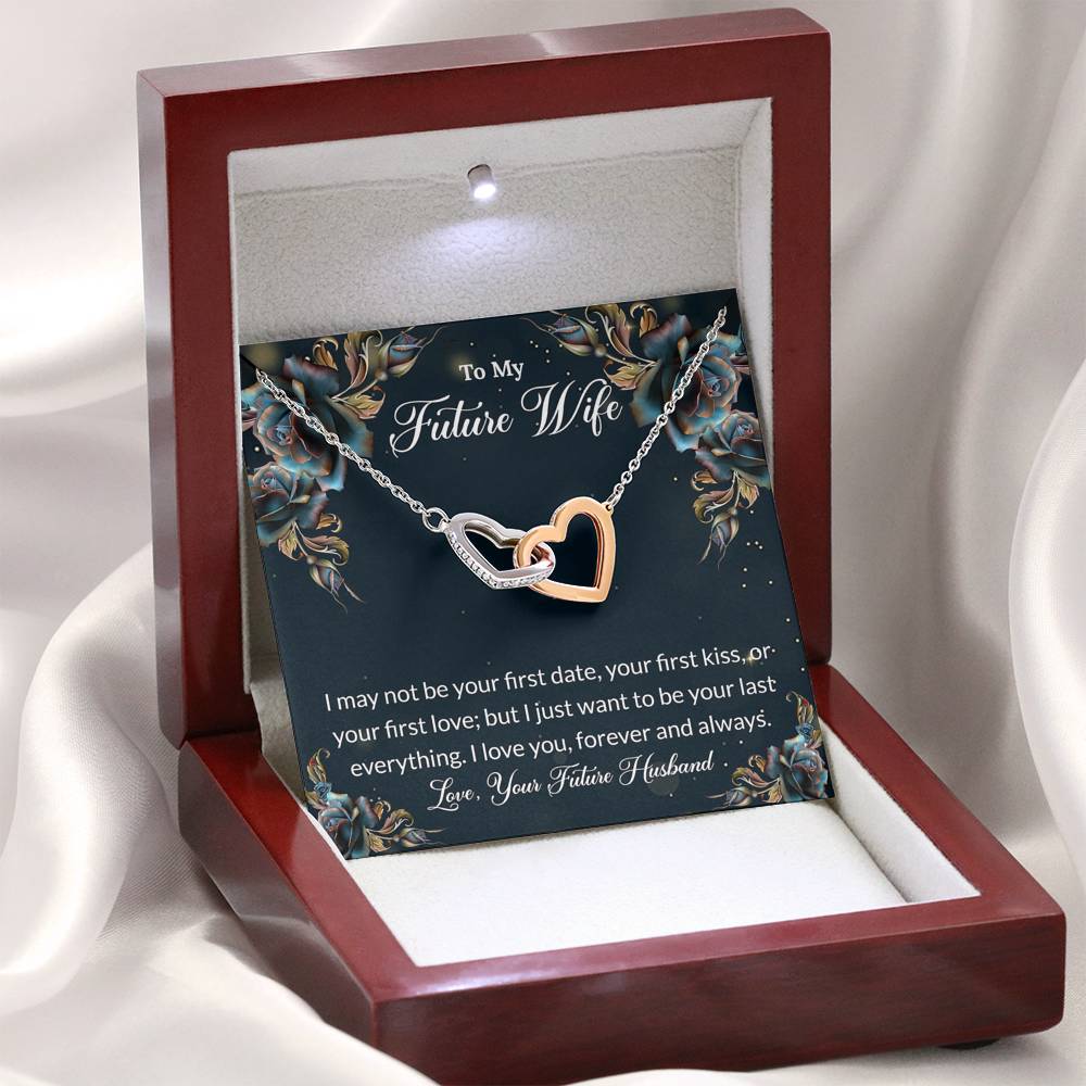 To My Future Wife Gift Necklace with Message Card