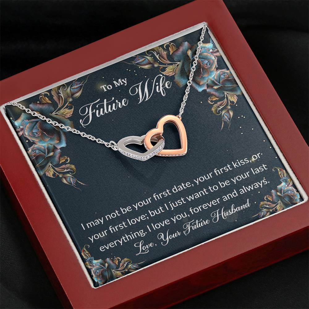 To My Future Wife Gift Necklace with Message Card