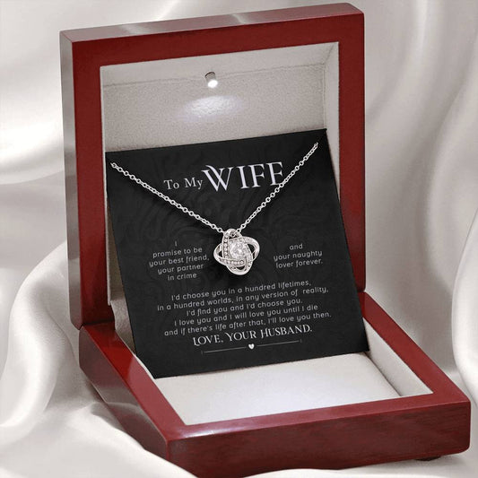 Gift for Wife, Love Knot To My Wife Necklace
