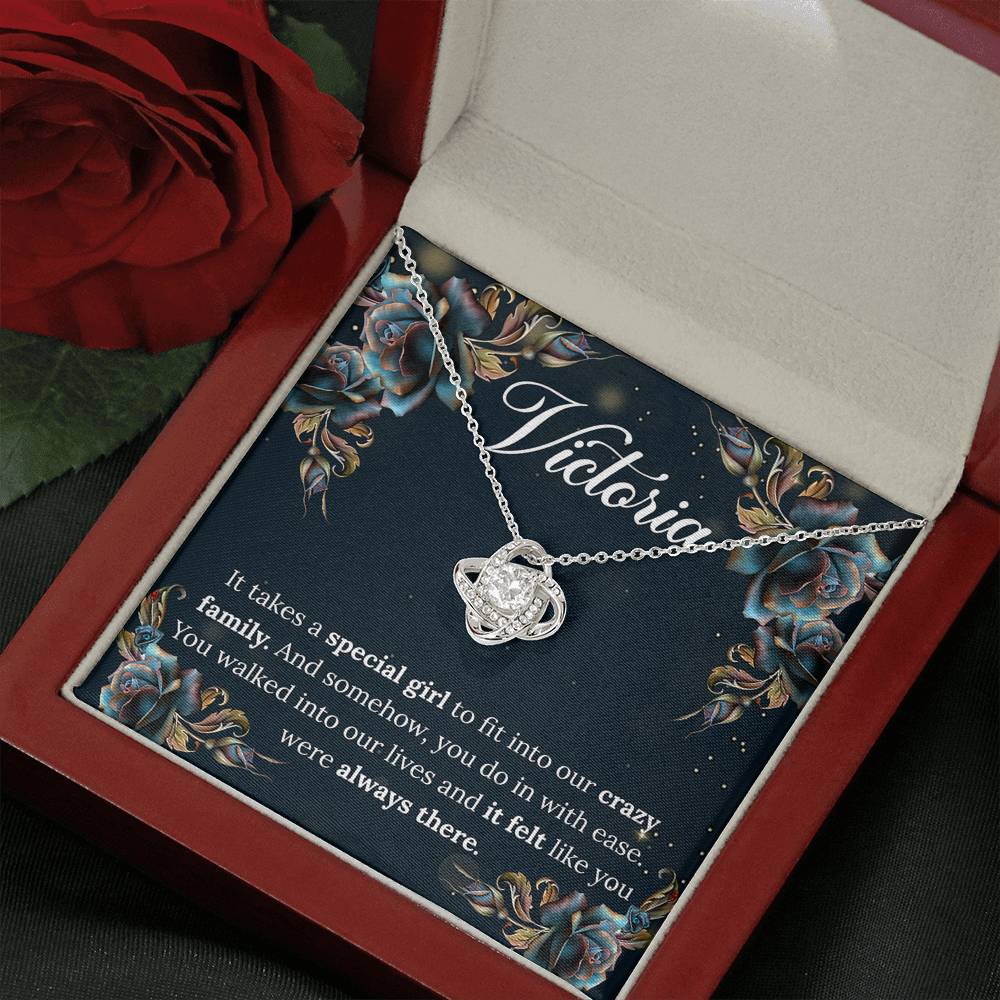 Daughter in Law Necklace with a Message Card
