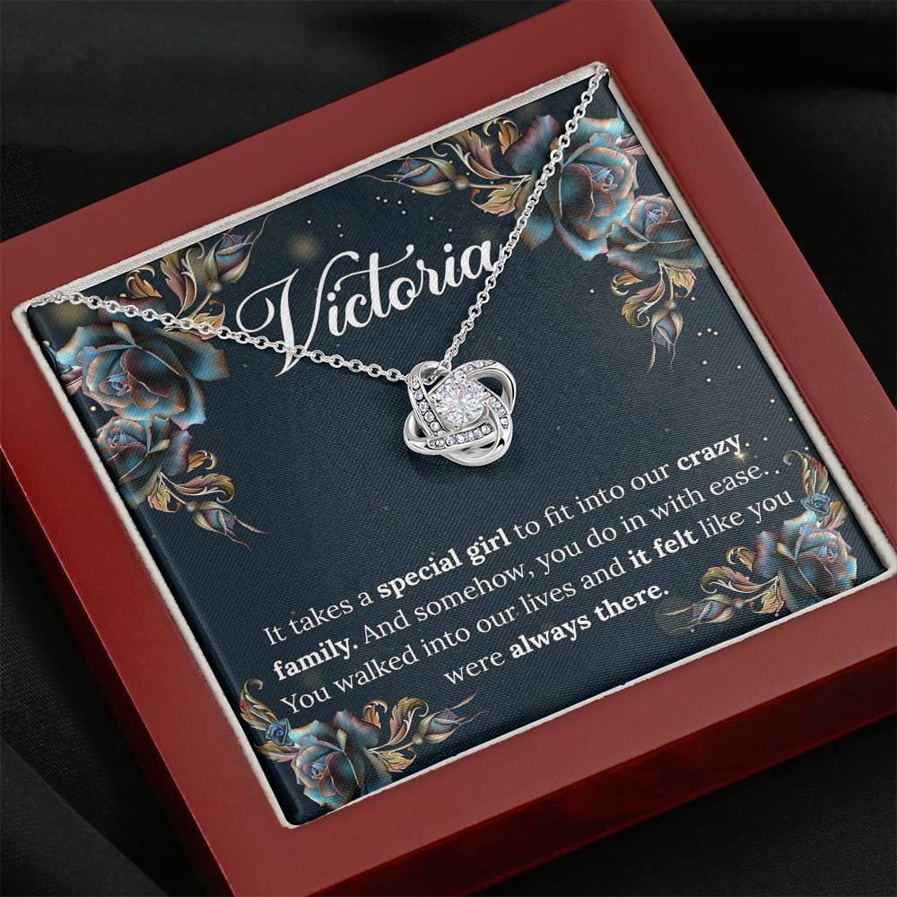 Daughter in Law Necklace with a Message Card