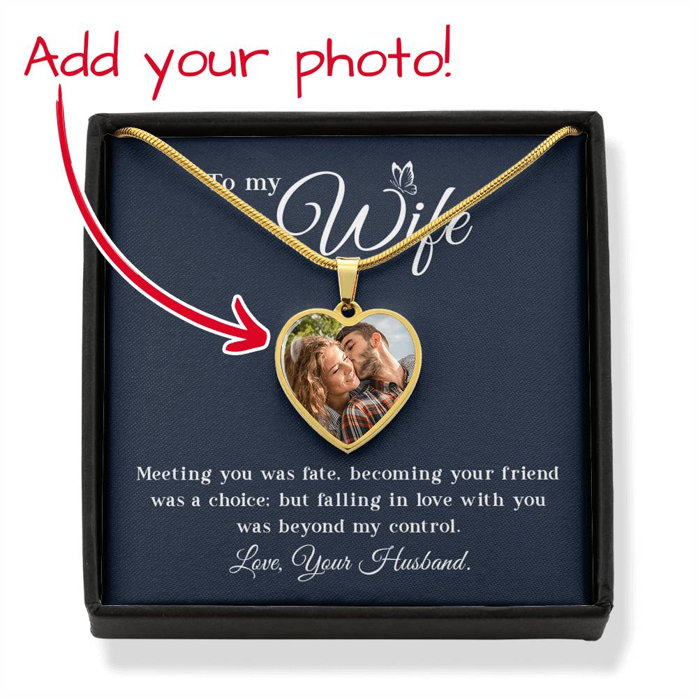 To My Wife, Personalized Gift for Wife, Upload Your Photo