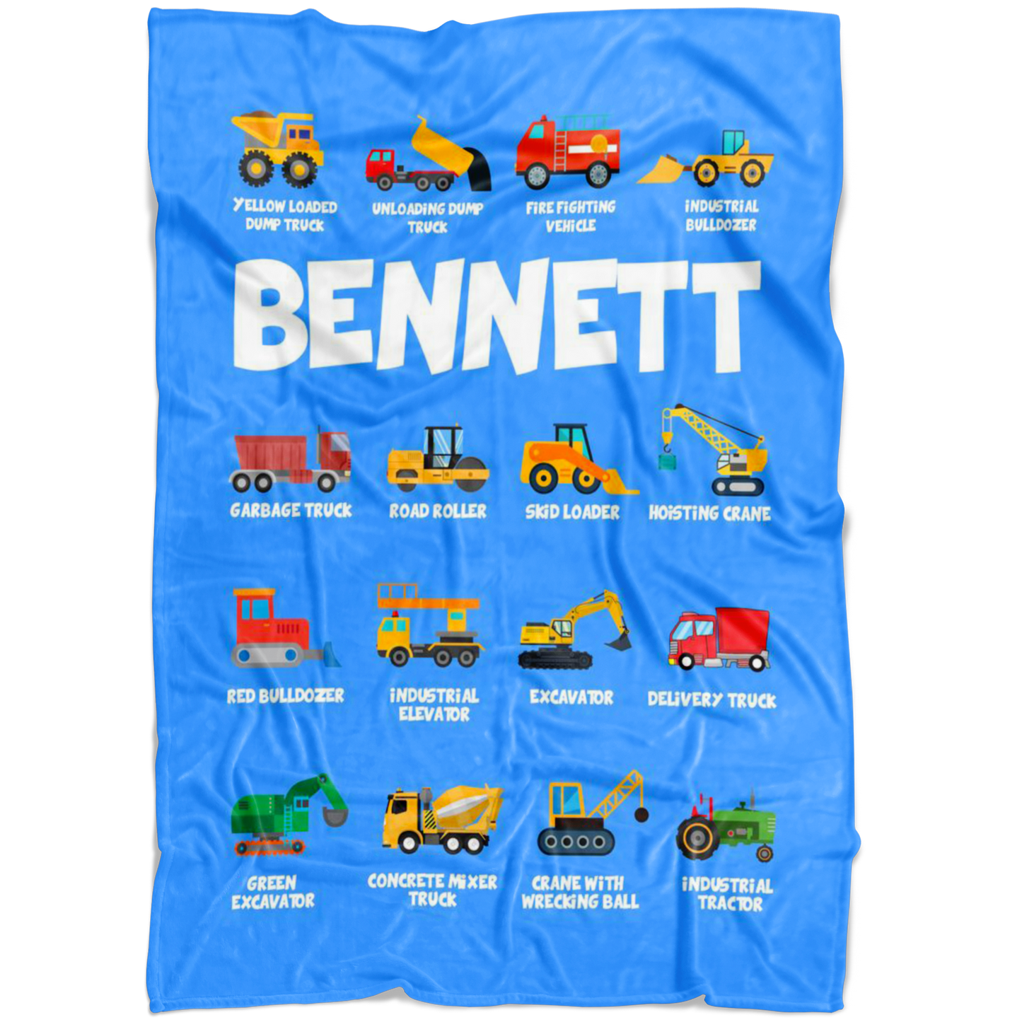 Bennett Construction Blanket Blue