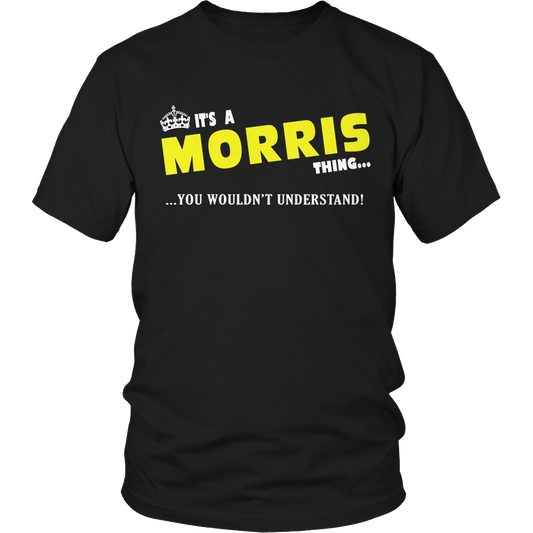 It's A Morris Thing, You Wouldn't Understand