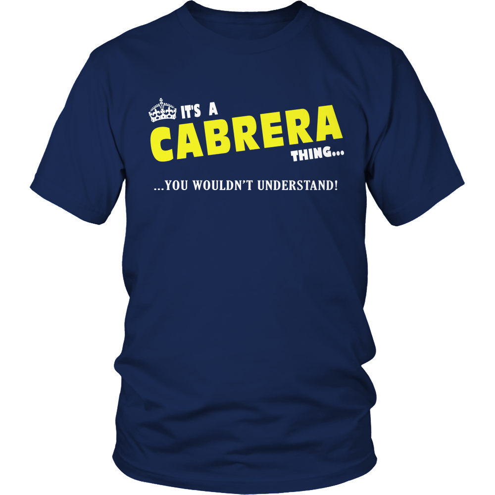 It's A Cabrera Thing, You Wouldn't Understand