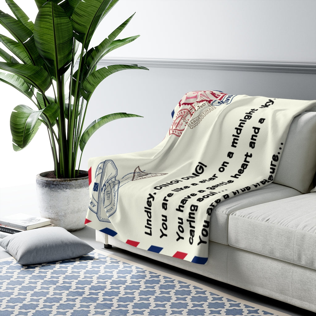 GF8774  Sherpa Fleece Blanket