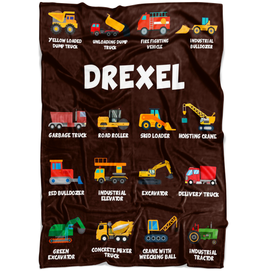 DREXEL Construction Blanket Brown
