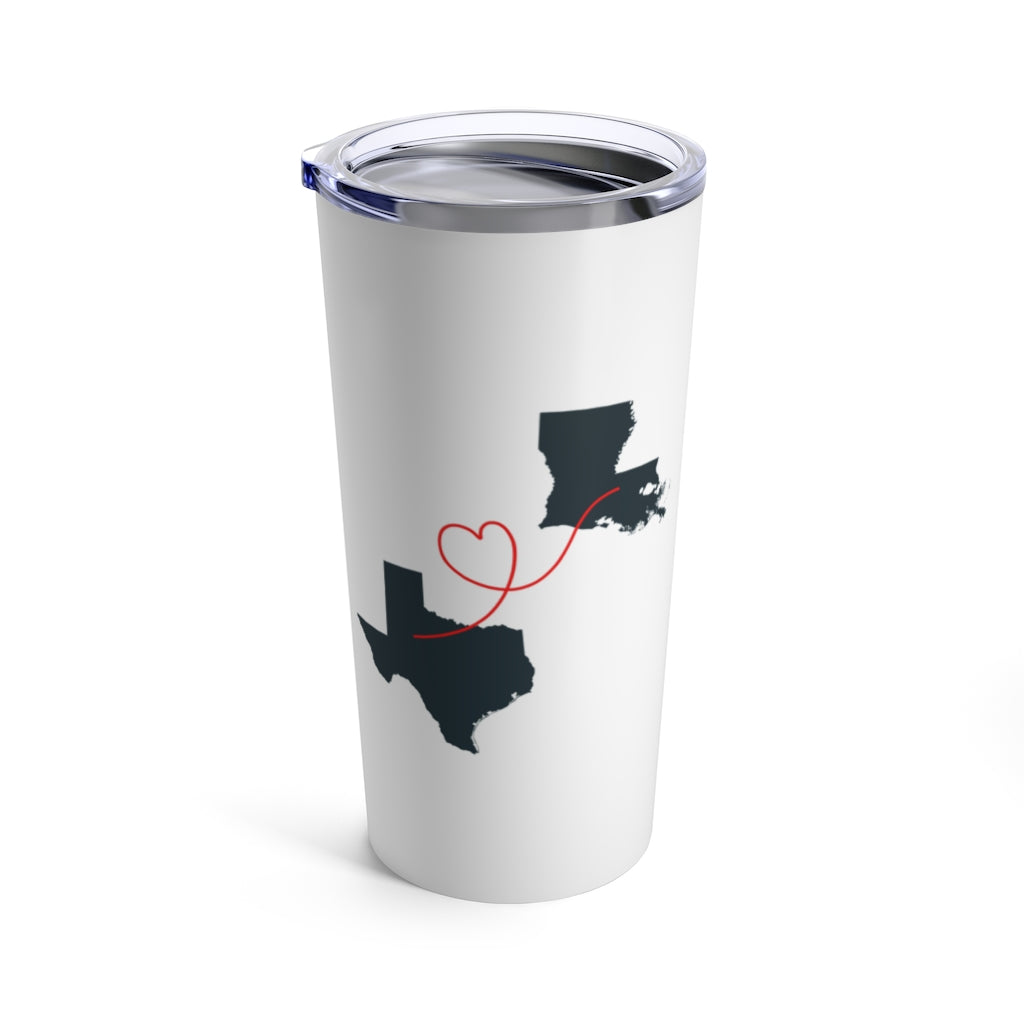Miles Apart, Close at Heart - Tumbler 20oz