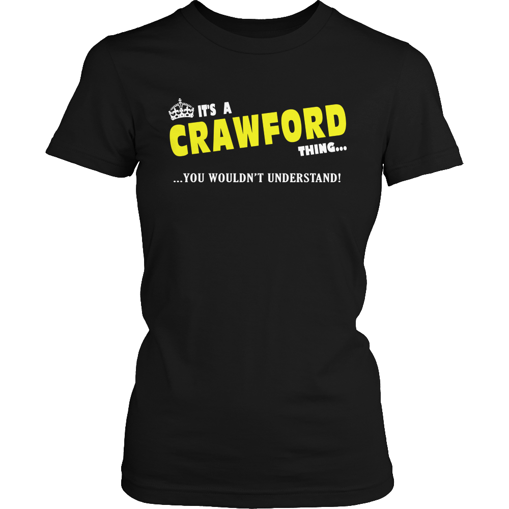 It's A Crawford Thing, You Wouldn't Understand