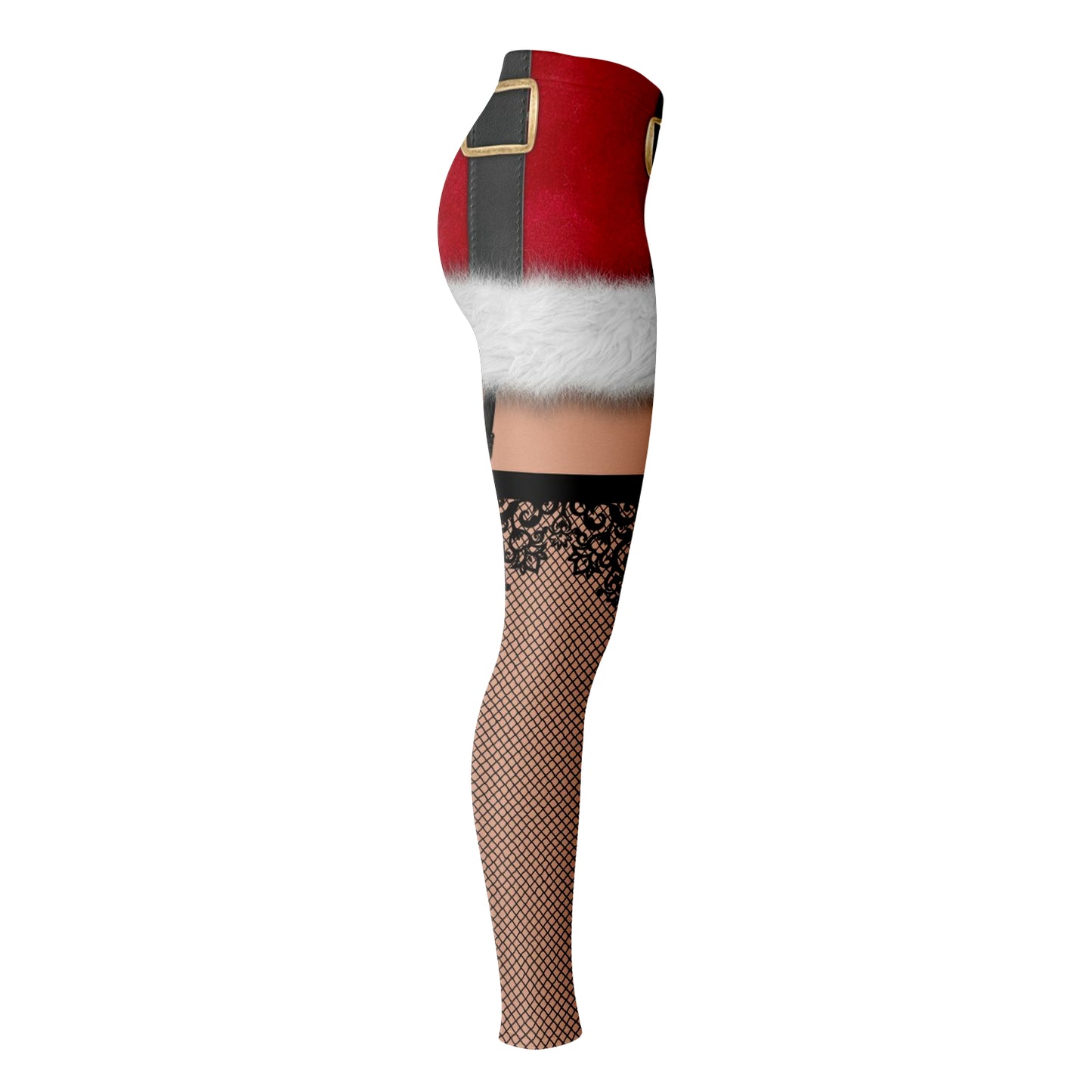 Naughty Santa Christmas Leggings
