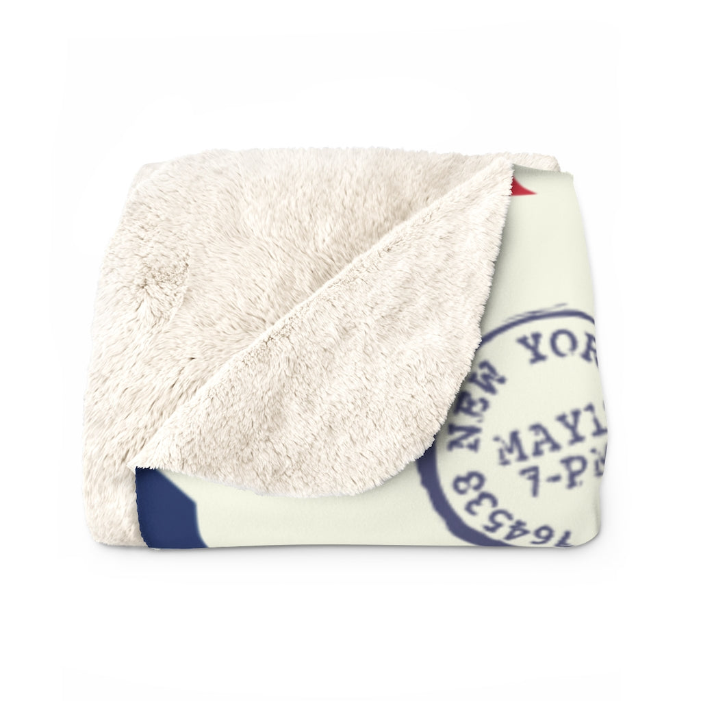 To My Husband Sherpa Fleece Blanket Gift from Wife