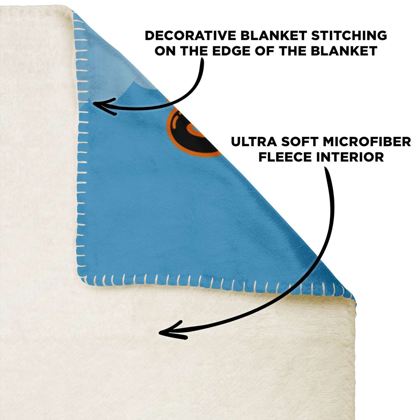 Personalized Name Stegosaurus Dinosaur Blanket for Kids, Custom Name Blankets for Boys & Girls