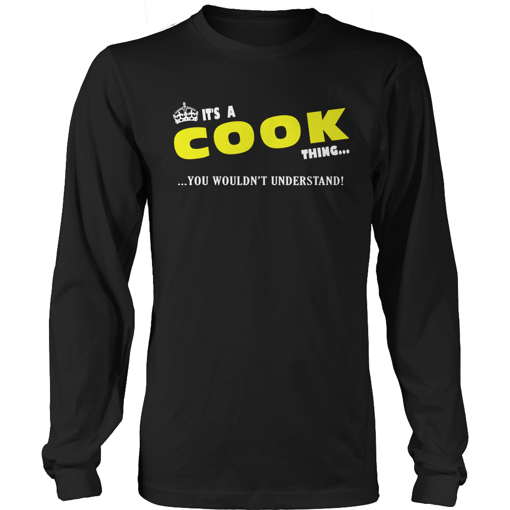 It's A Cook Thing, You Wouldn't Understand
