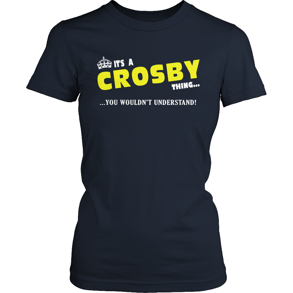 It's A Crosby Thing, You Wouldn't Understand