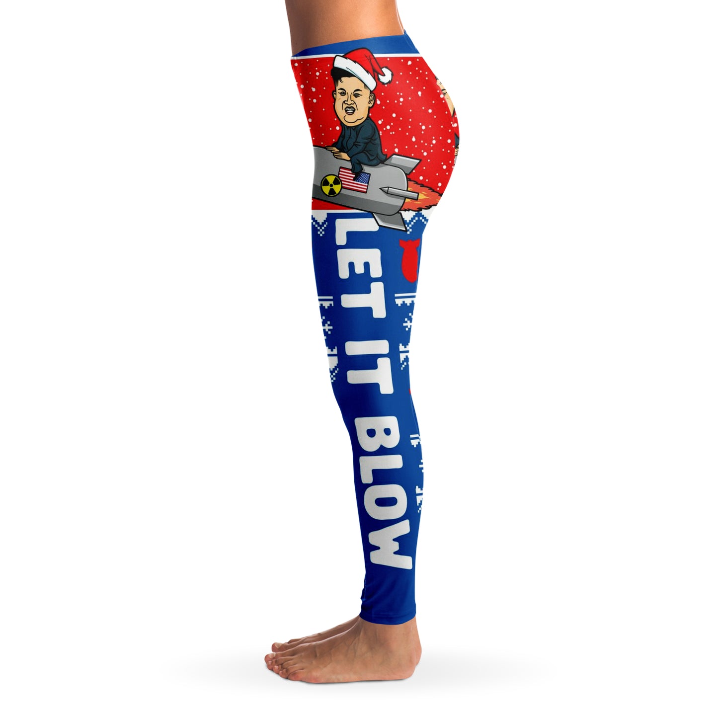 Let It Blow Christmas Leggings