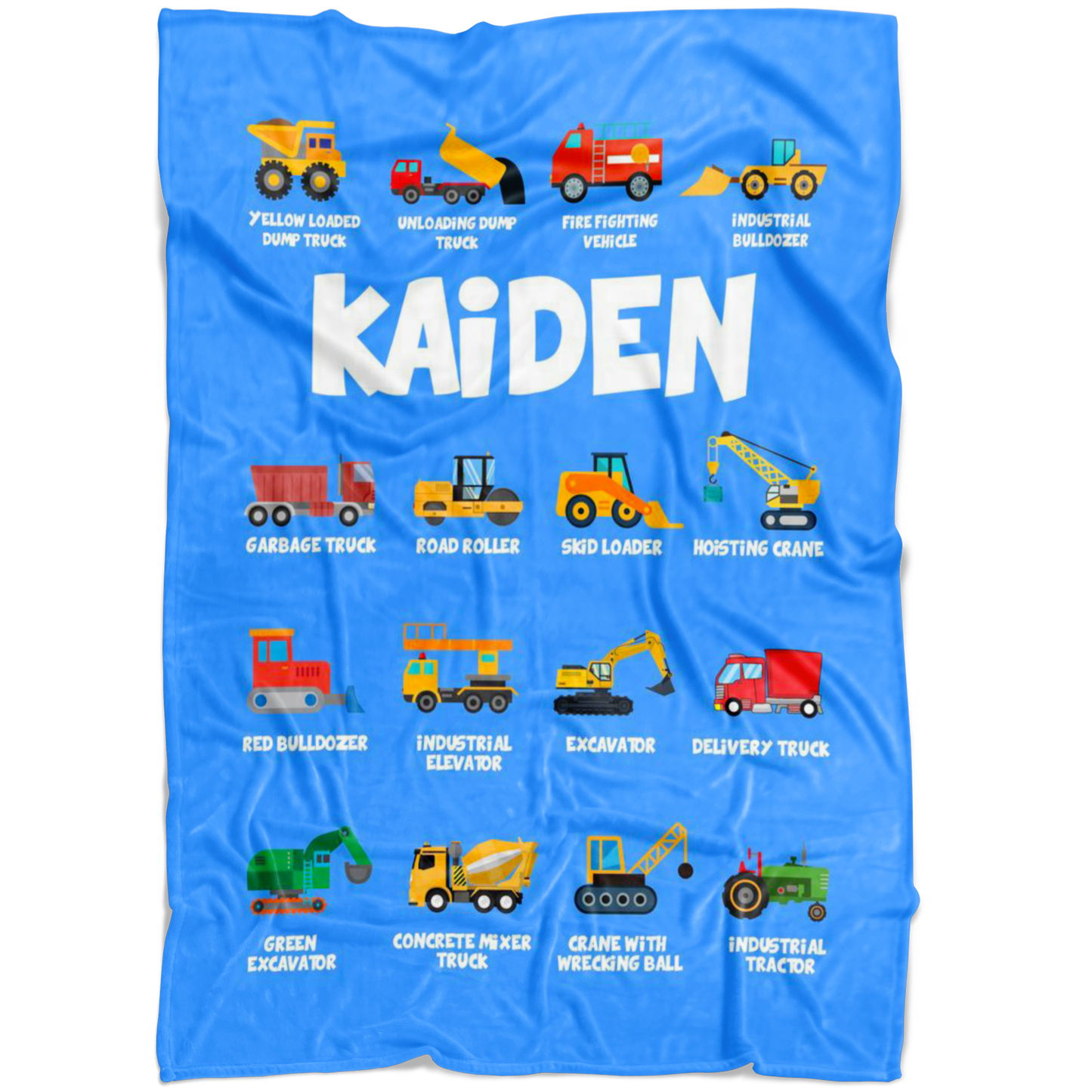Kaiden Construction Blanket Blue