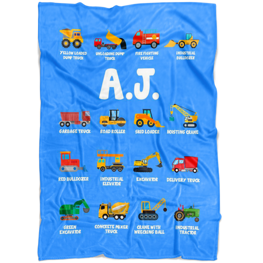 A.J. Construction Blanket Blue