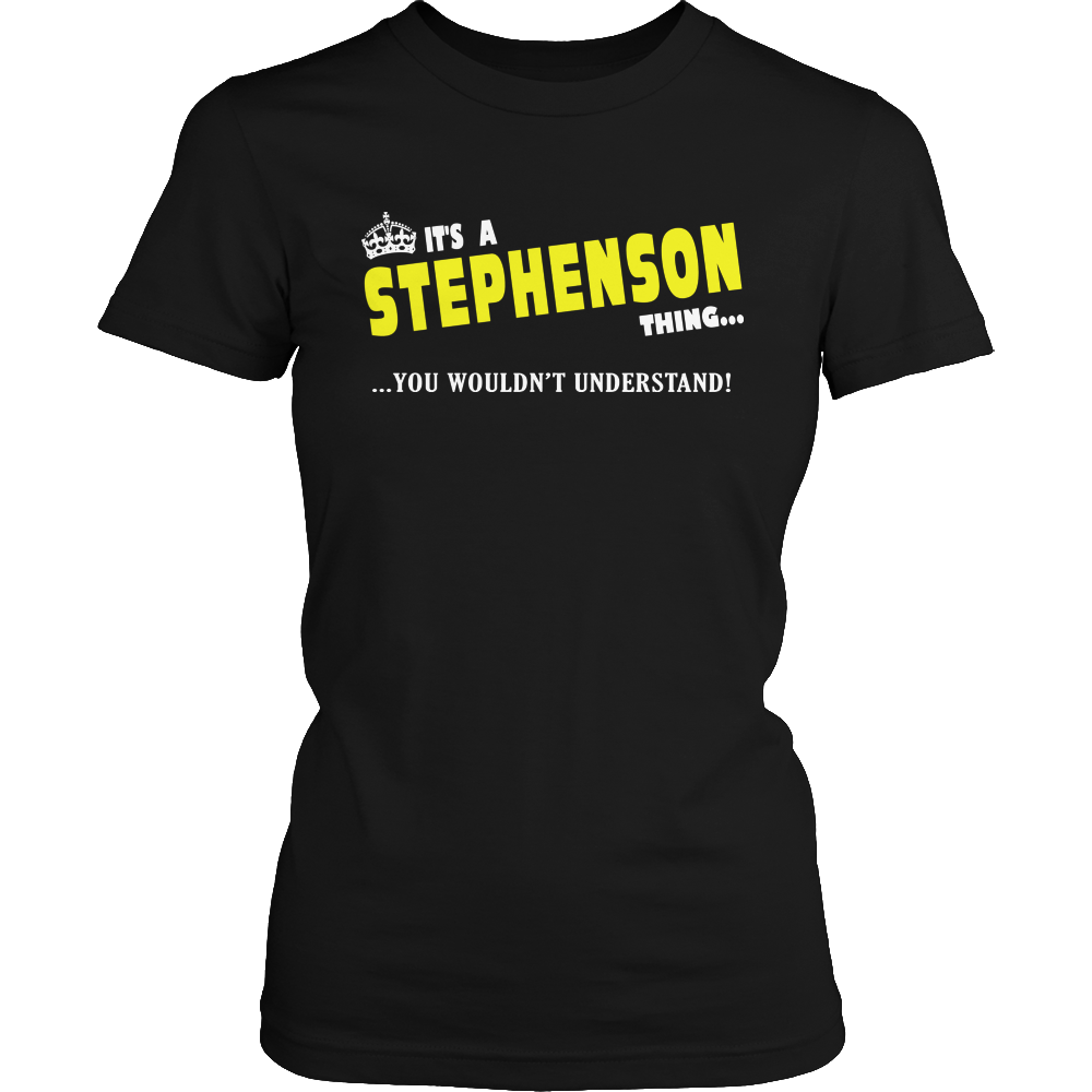 It's A Stephenson Thing, You Wouldn't Understand