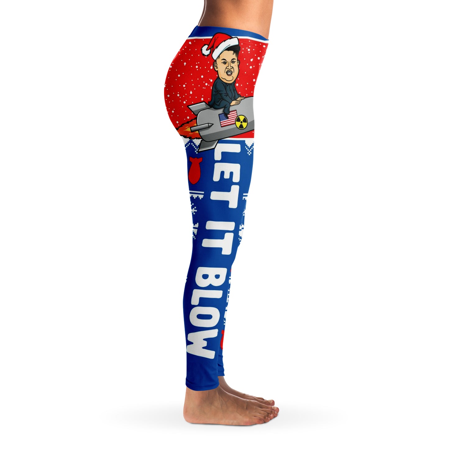 Let It Blow Christmas Leggings
