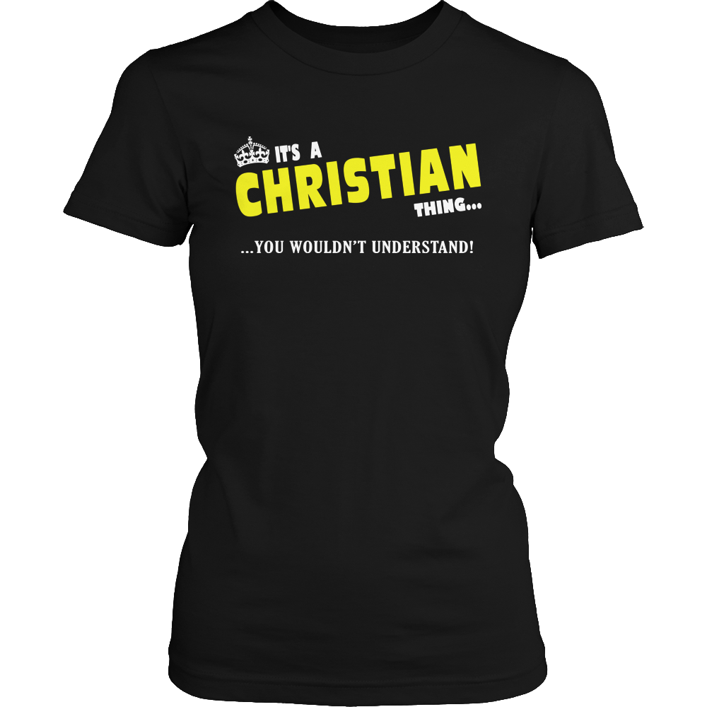 It's A Christian Thing, You Wouldn't Understand