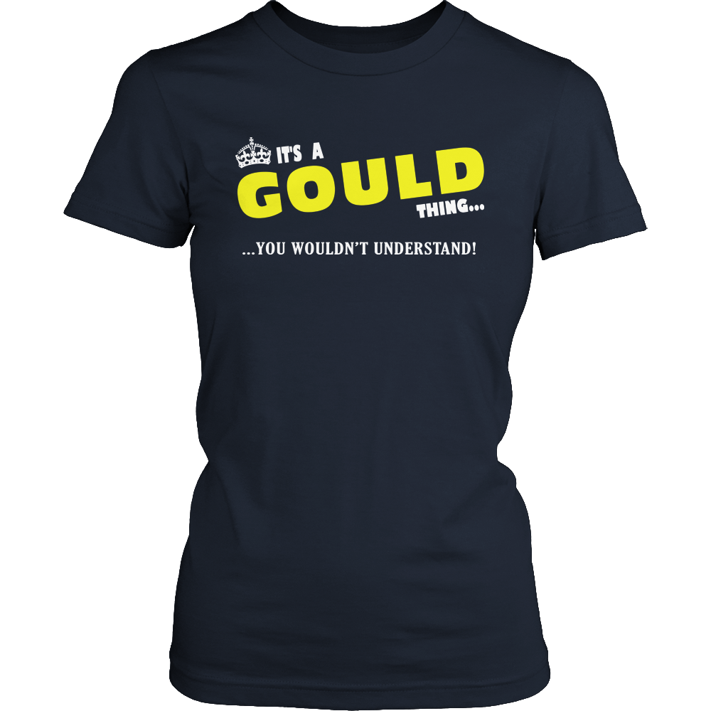 It's A Gould Thing, You Wouldn't Understand