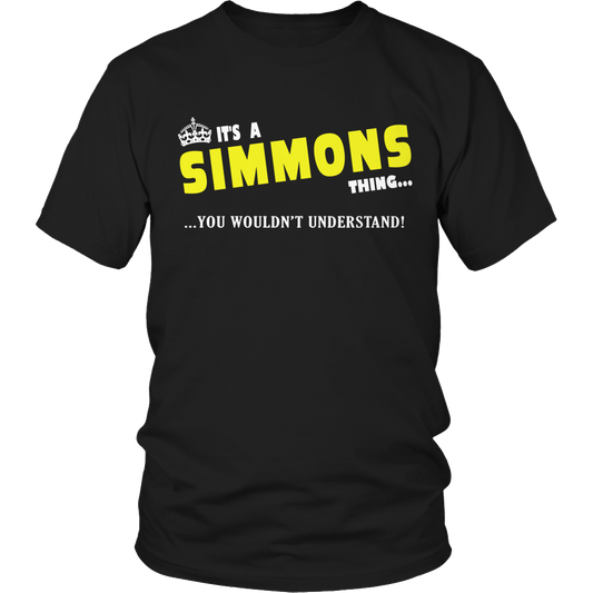 It's A Simmons Thing, You Wouldn't Understand