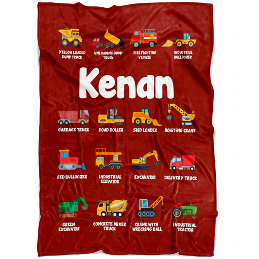Kenan Construction Blanket Red