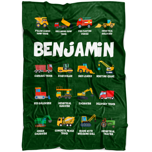 Benjamin Construction Blanket Green